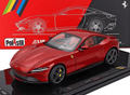 POLISTIL 1/18 FERRARI - ROMA 2019 - MAGMA RED WITH SHOWCASE - Garage 73