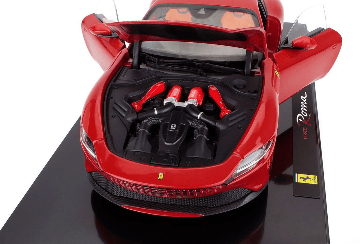 POLISTIL 1/18 FERRARI - ROMA 2019 - WITH SHOWCASE - Garage 73