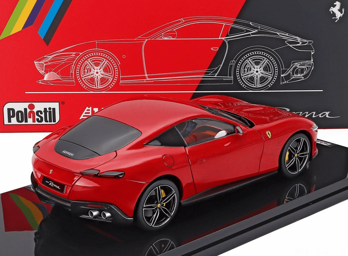 POLISTIL 1/18 FERRARI - ROMA 2019 - WITH SHOWCASE - Garage 73