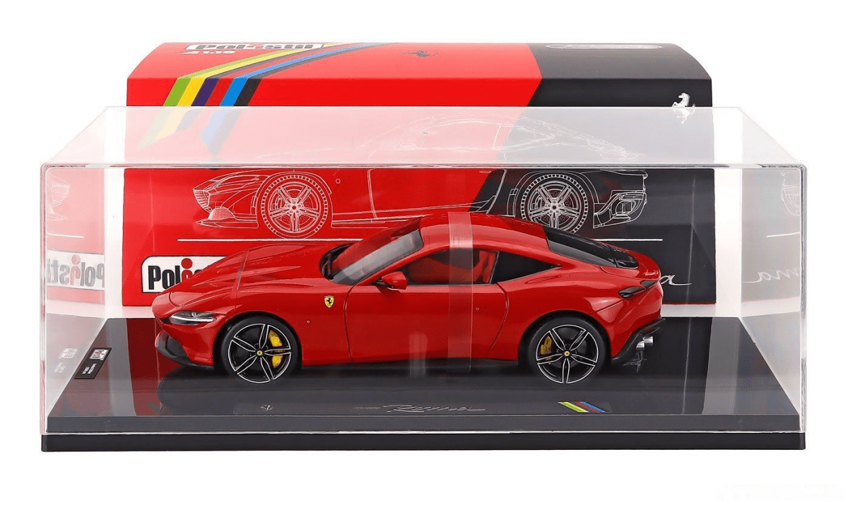 POLISTIL 1/18 FERRARI - ROMA 2019 - WITH SHOWCASE - Garage 73