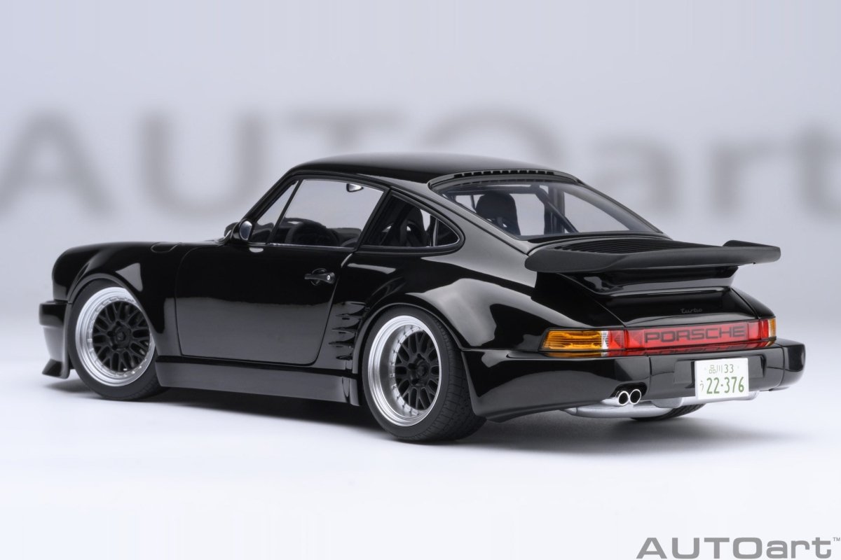 Porsche 911 930 Turbo Wangan Midnight Blackbird 1:18 Diecast Model Car — AutoArt - Garage 73