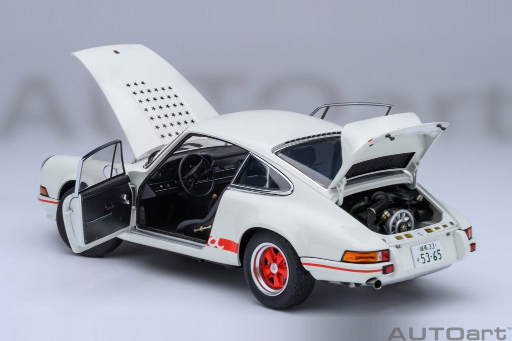 Porsche 911 Carrera RS 2.7 Circuit Wolf 1:18 Diecast Model Car — AutoArt - Garage 73