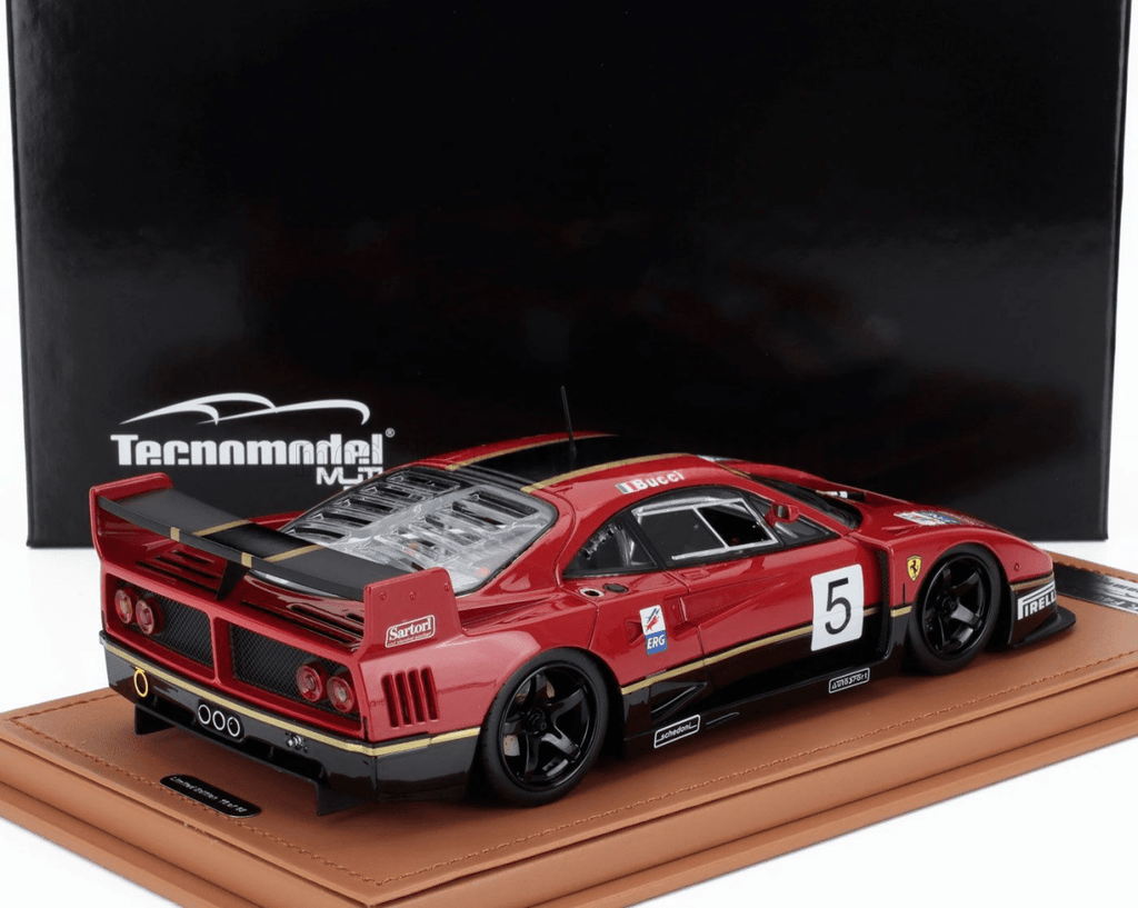 Tecnomodel 1/18 FERRARI - F40 LM N 5 RENDERING VERSION 1996 WITH SHOWCASE - Garage 73