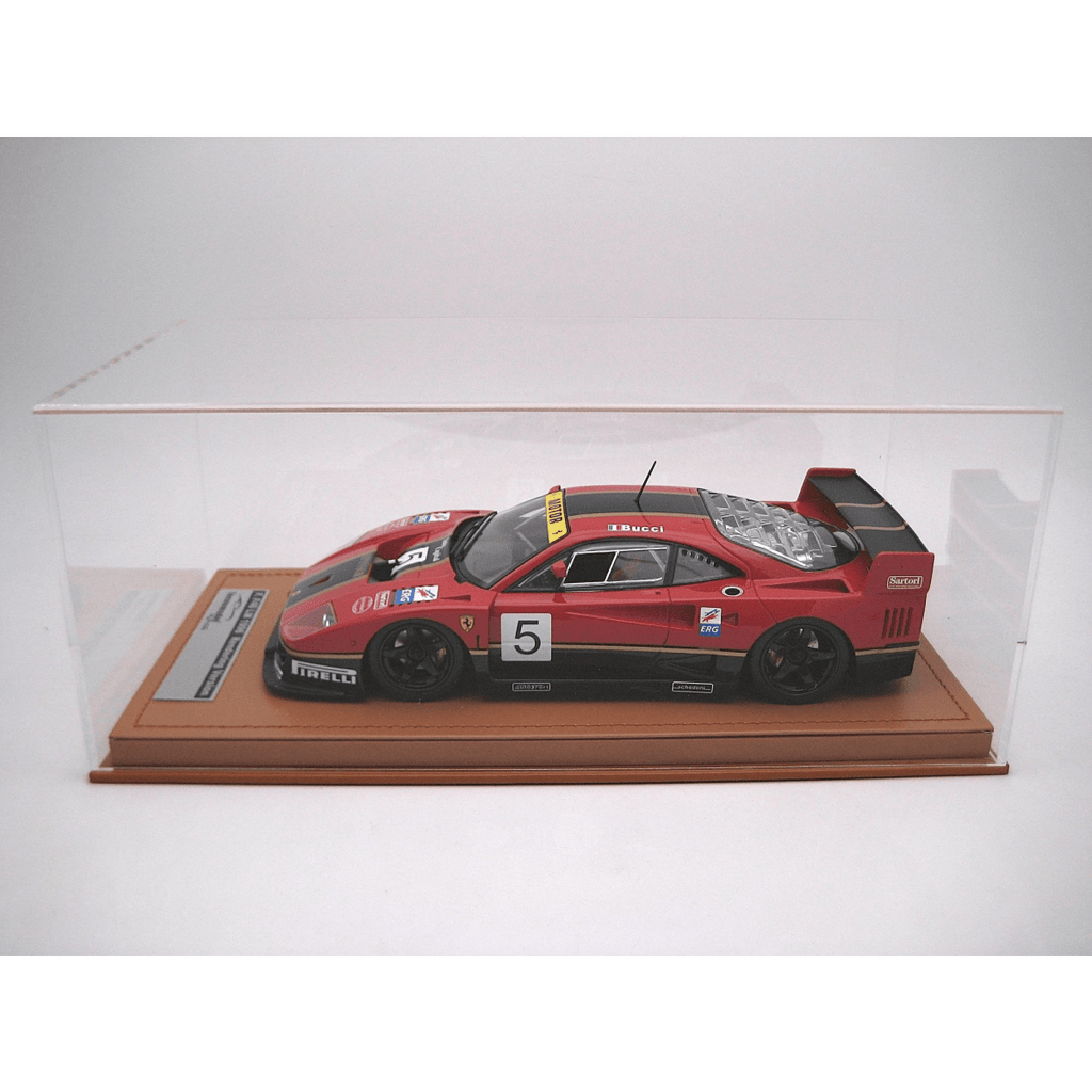 Tecnomodel 1/18 FERRARI - F40 LM N 5 RENDERING VERSION 1996 WITH SHOWCASE - Garage 73