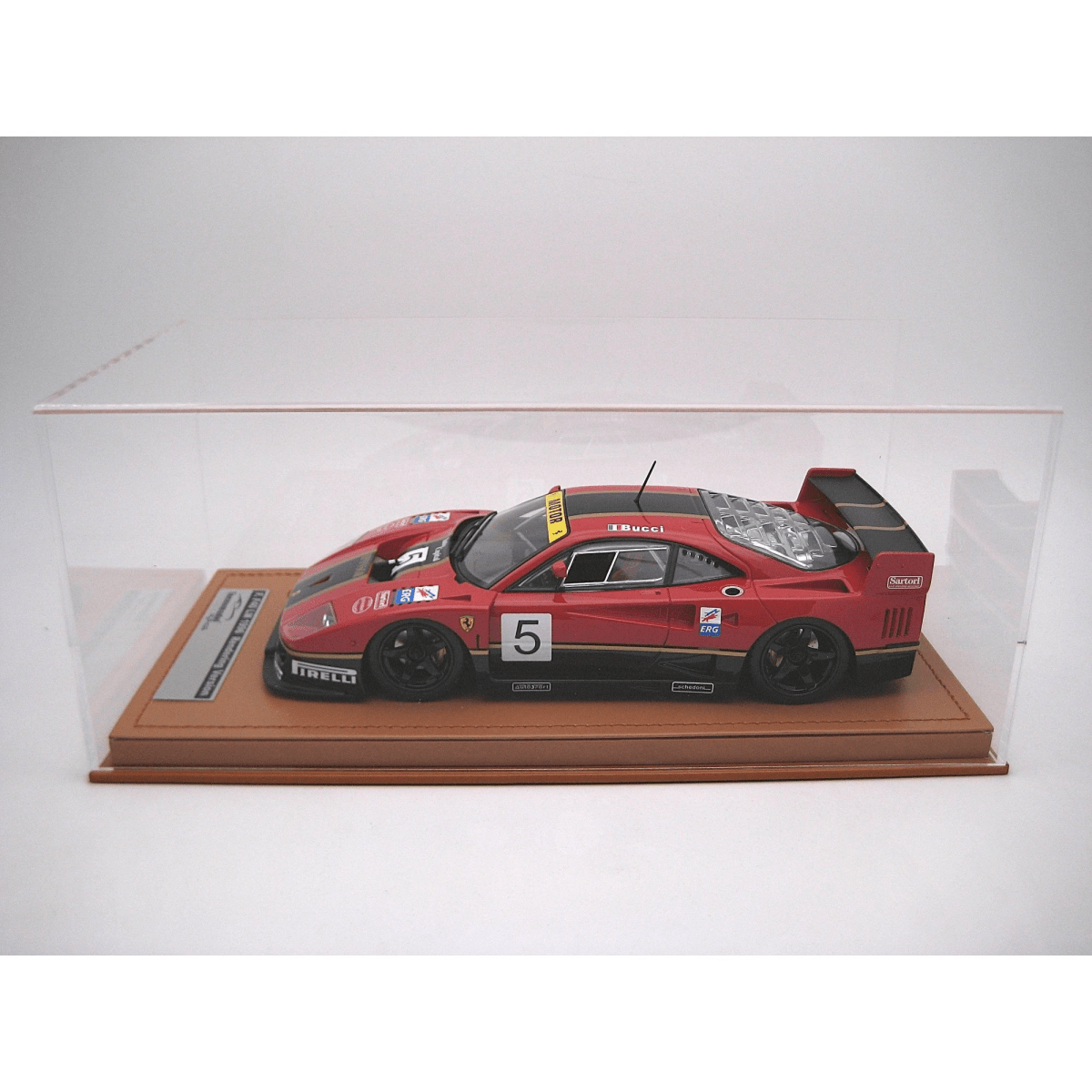 Tecnomodel 1/18 FERRARI - F40 LM N 5 RENDERING VERSION 1996 WITH SHOWCASE - Garage 73
