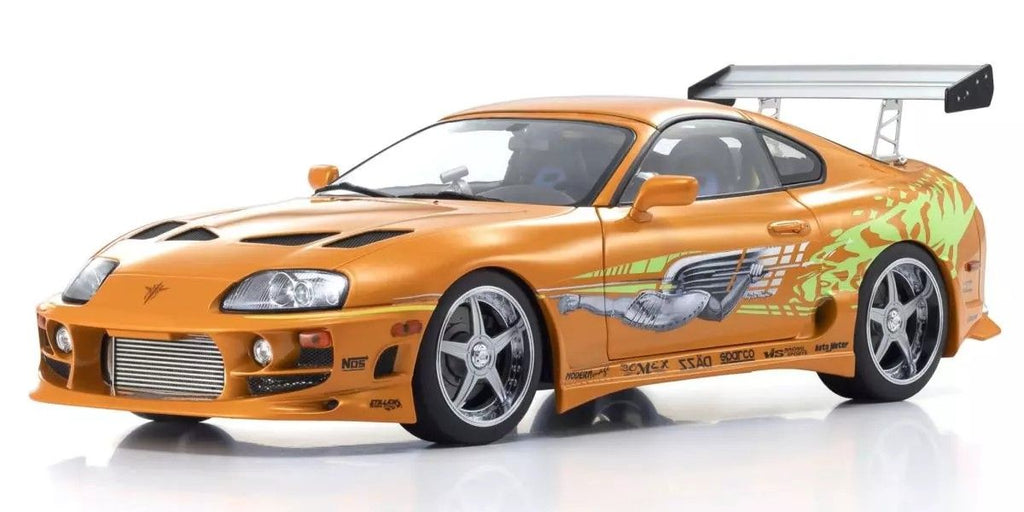 Toyota Supra A80 Fast & Furious Orange 1:18 Diecast Model Car — Kyosho - Garage 73