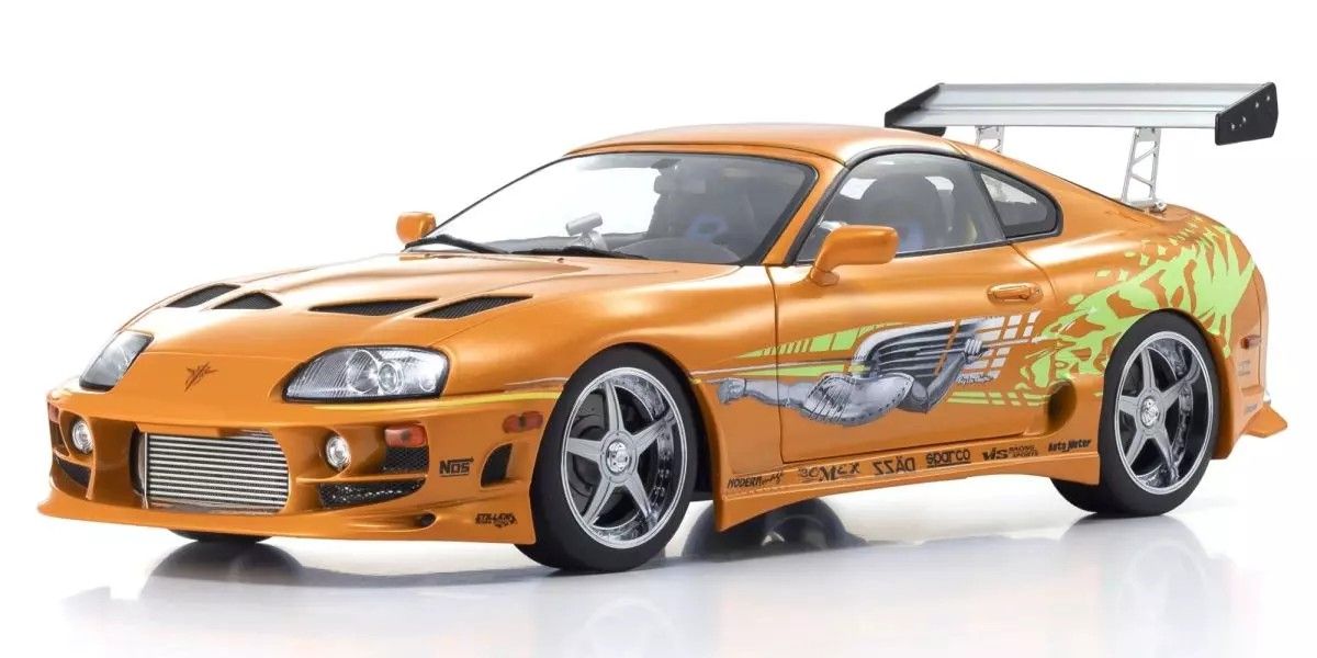 Toyota Supra A80 Fast & Furious Orange 1:18 Diecast Model Car — Kyosho - Garage 73