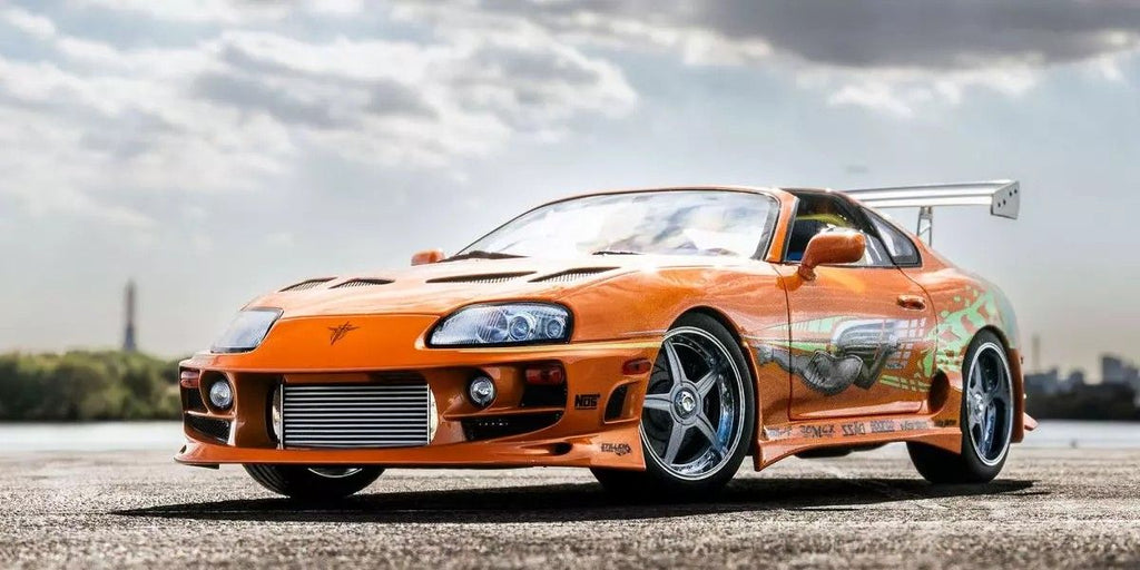 Toyota Supra A80 Fast & Furious Orange 1:18 Diecast Model Car — Kyosho - Garage 73