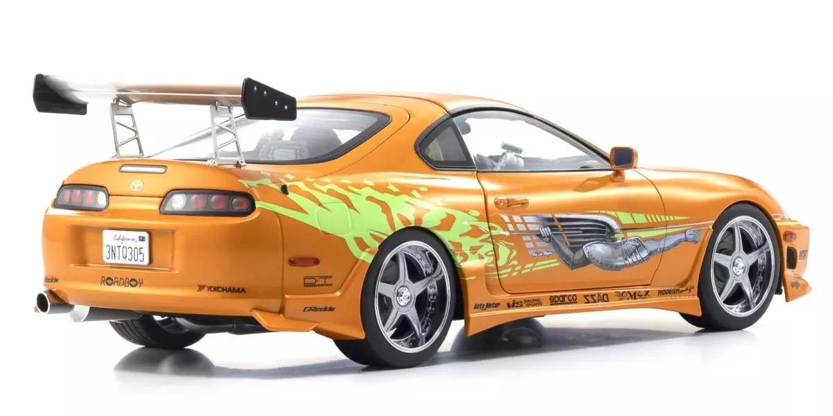 Toyota Supra A80 Fast & Furious Orange 1:18 Diecast Model Car — Kyosho - Garage 73