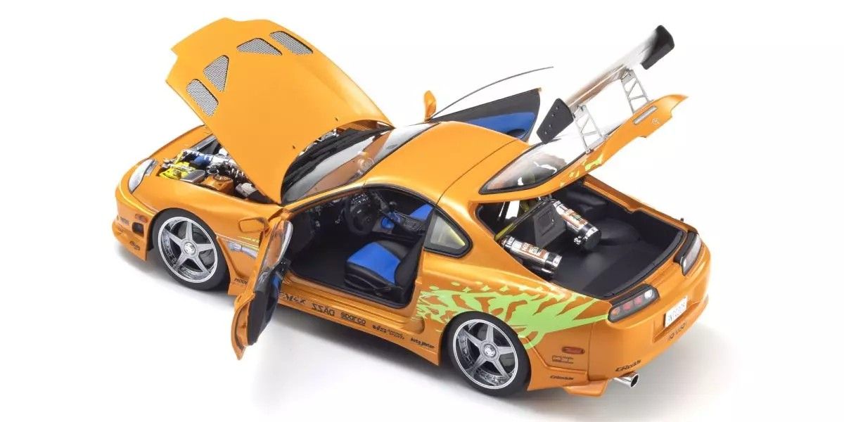 Toyota Supra A80 Fast & Furious Orange 1:18 Diecast Model Car — Kyosho - Garage 73