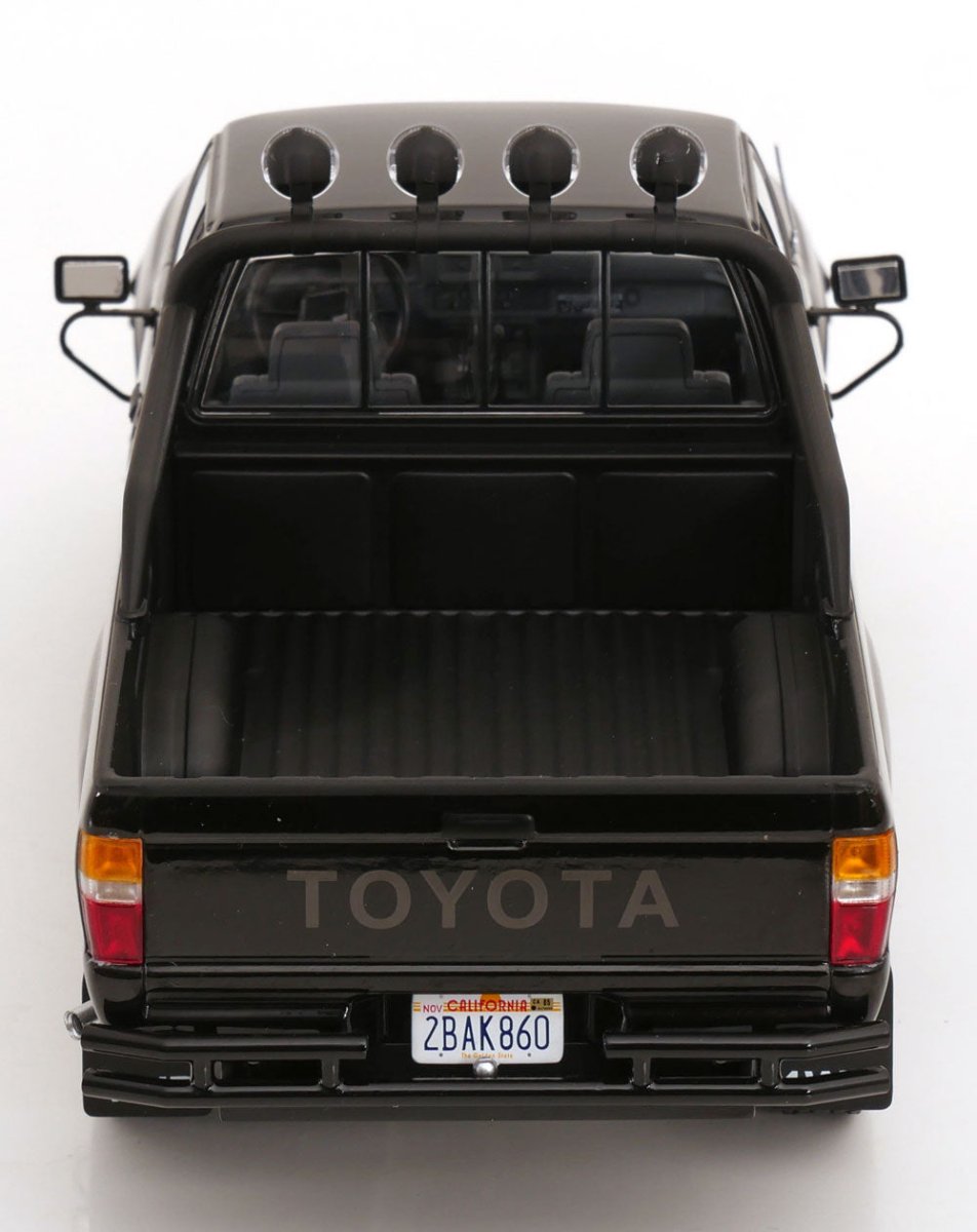 Toyota Truck Xtra Cab 4x4 Back to the Future 1985 Black 1:18 Diecast Model Car — KK-Scale - Garage 73
