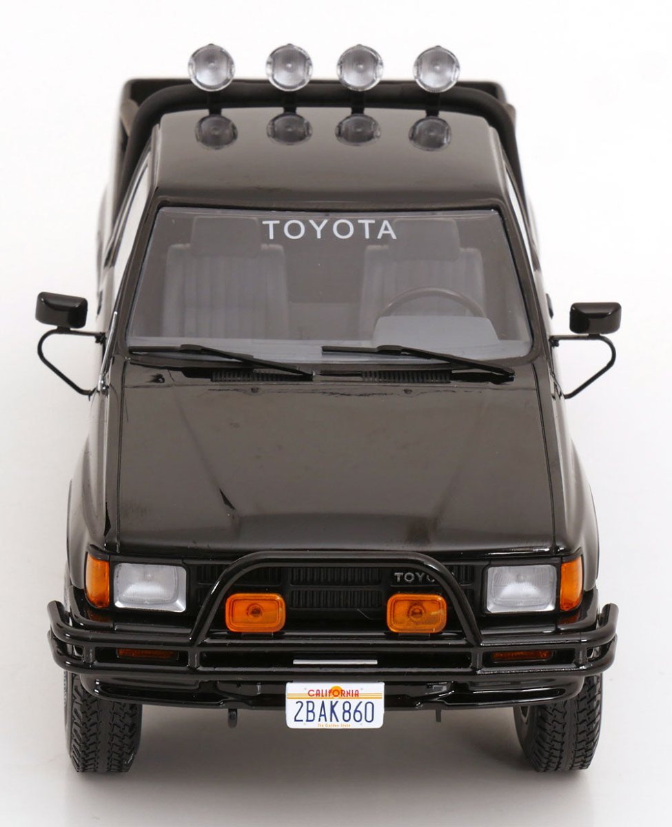 Toyota Truck Xtra Cab 4x4 Back to the Future 1985 Black 1:18 Diecast Model Car — KK-Scale - Garage 73