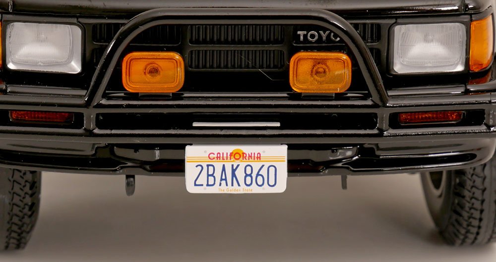 Toyota Truck Xtra Cab 4x4 Back to the Future 1985 Black 1:18 Diecast Model Car — KK-Scale - Garage 73
